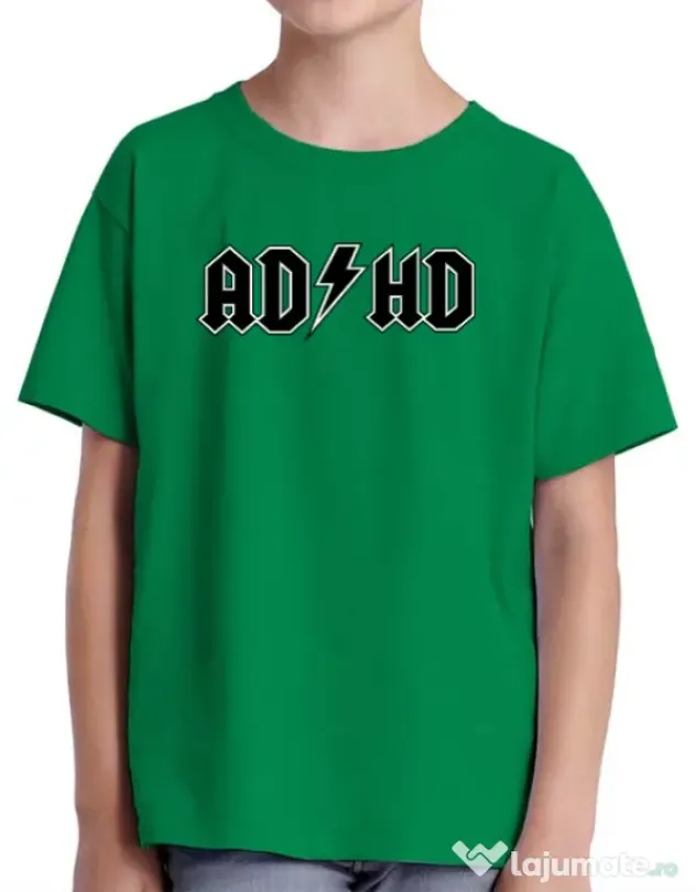 Tricou ADLER copil ADHD Verde mediu
