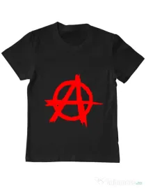 Tricou ADLER copil Anarchy Negru