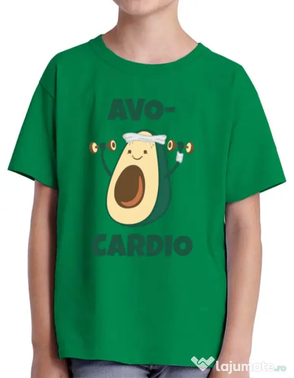 Tricou ADLER copil Avo-cardio Verde mediu