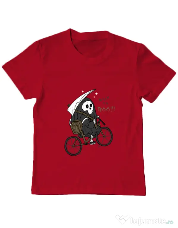 Tricou ADLER copil Back to Boo Rosu