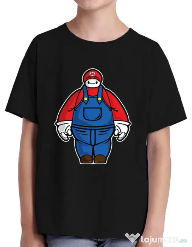 Tricou ADLER copil Baymario Negru