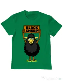 Tricou ADLER copil Black sheep Verde mediu