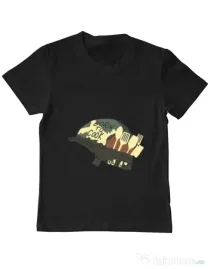 Tricou ADLER copil Born To Cook Negru