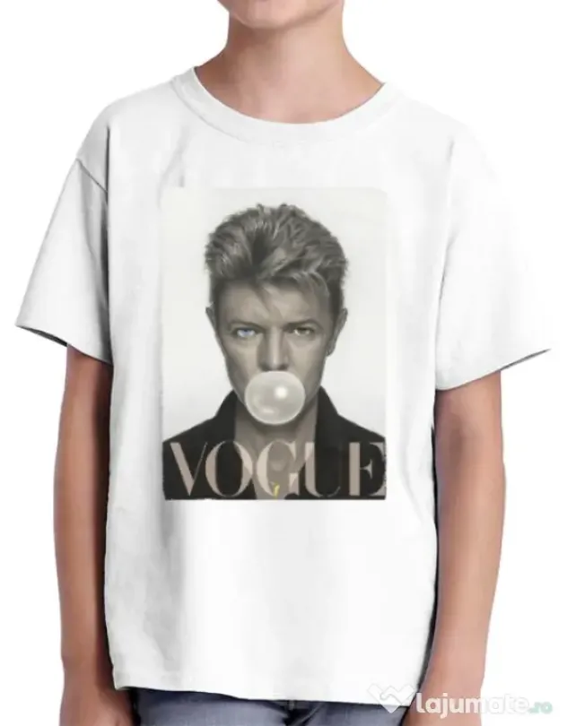 Tricou ADLER copil Bowie Alb