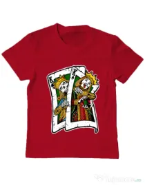 Tricou ADLER copil CARD Rosu