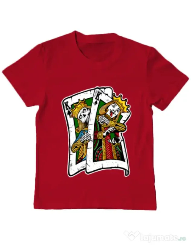 Tricou ADLER copil CARD Rosu