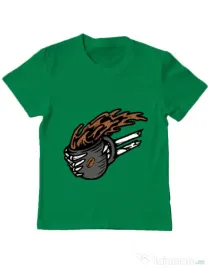 Tricou ADLER copil Coffee First Verde mediu
