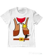 Tricou ADLER copil Cowboy Suit 1 Alb