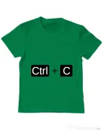 Tricou ADLER copil Ctrl Copy Verde mediu
