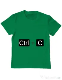 Tricou ADLER copil Ctrl Copy Verde mediu