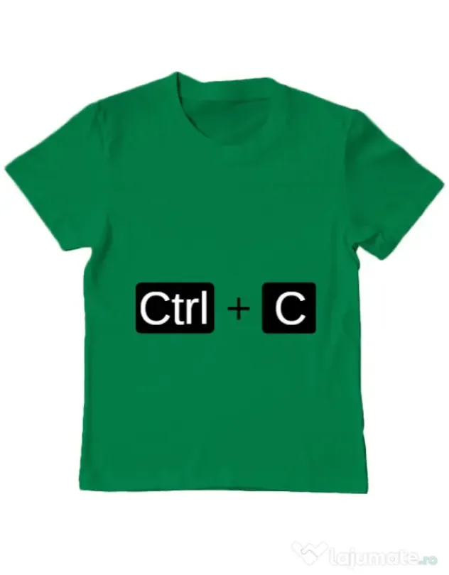 Tricou ADLER copil Ctrl Copy Verde mediu