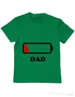 Tricou ADLER copil Dad battery Verde mediu