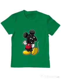 Tricou ADLER copil Darkmouse Verde mediu