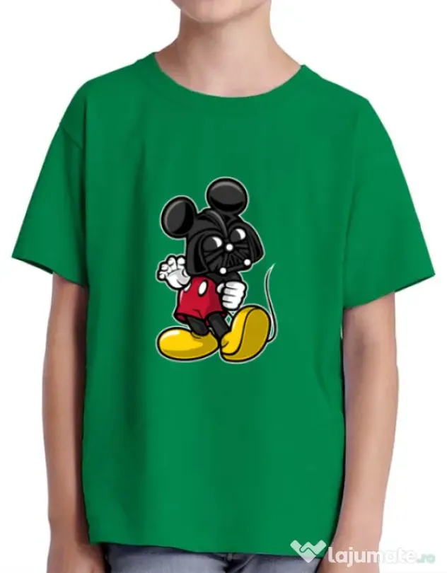 Tricou ADLER copil Darkmouse Verde mediu