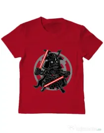 Tricou ADLER copil Darkside Samurai Rosu