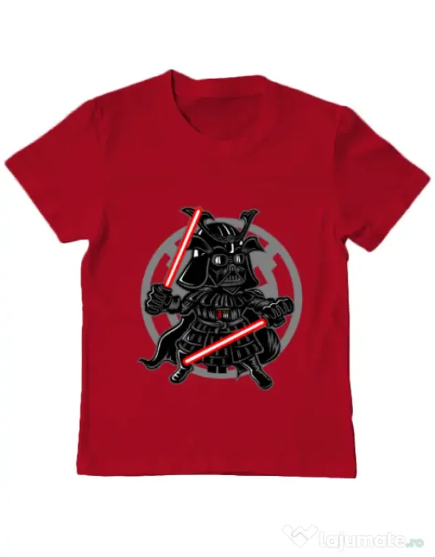 Tricou ADLER copil Darkside Samurai Rosu