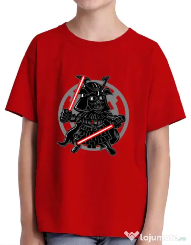 Tricou ADLER copil Darkside Samurai Rosu