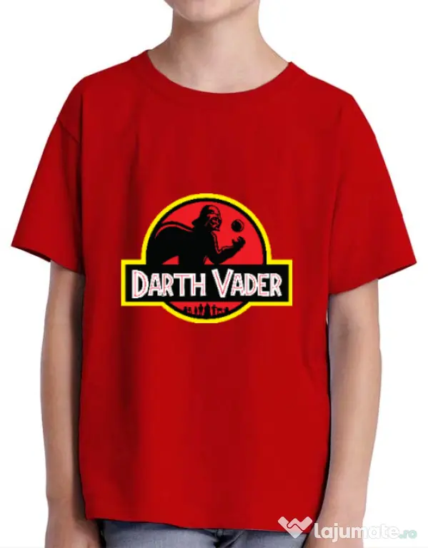 Tricou ADLER copil Darth Vader Rosu