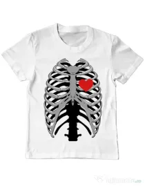 Tricou ADLER copil Dead lover Alb