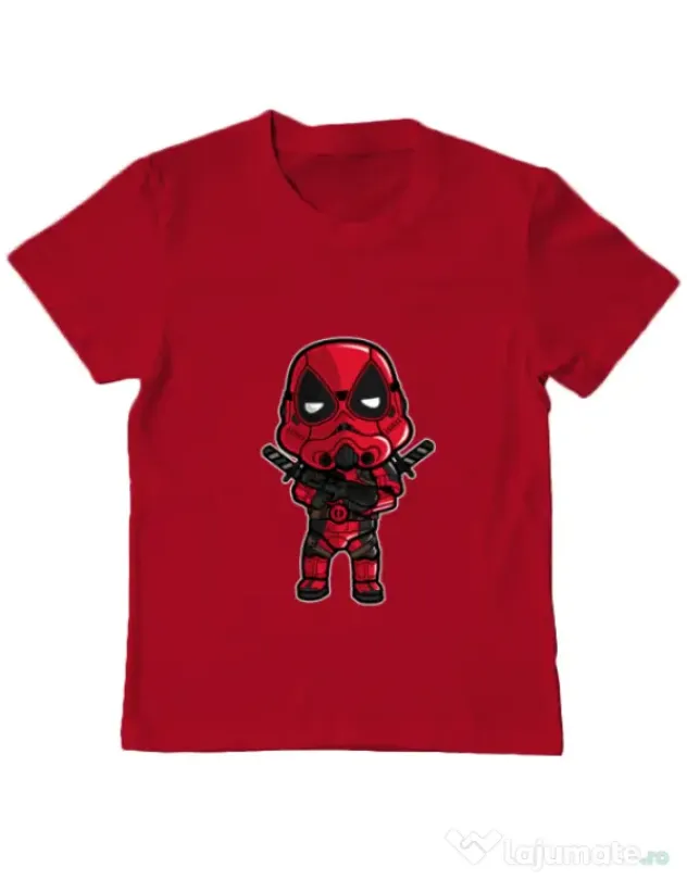 Tricou ADLER copil Deadtrooper Rosu