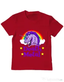 Tricou ADLER copil Death Metal Rosu