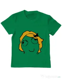 Tricou ADLER copil Derpina Verde mediu