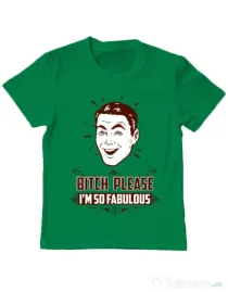 Tricou ADLER copil Fabulous Verde mediu