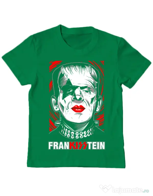 Tricou ADLER copil FRANKISSTEIN Verde mediu