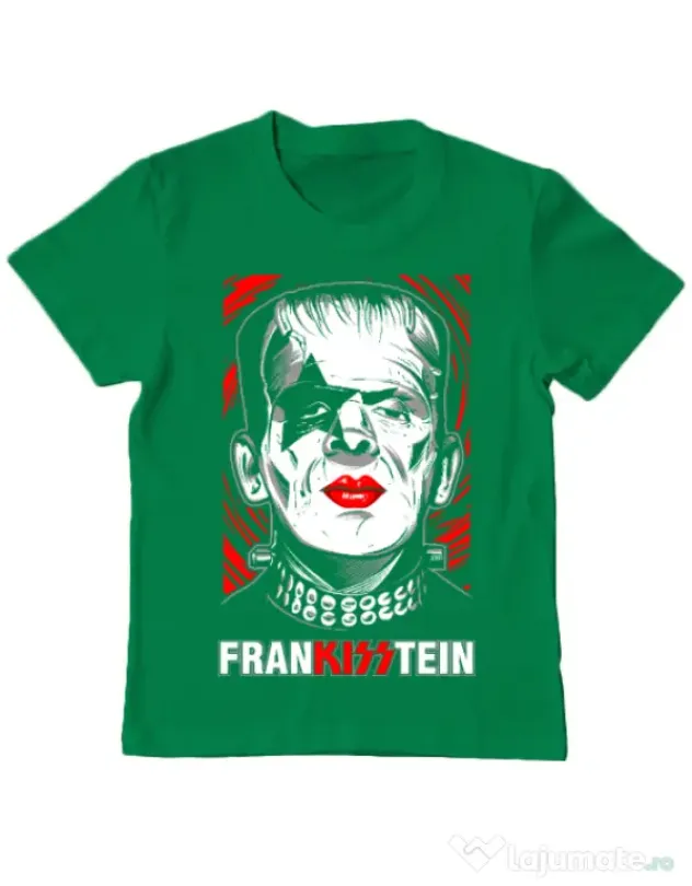 Tricou ADLER copil FRANKISSTEIN Verde mediu