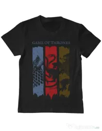 Tricou ADLER copil Game of Thrones Negru