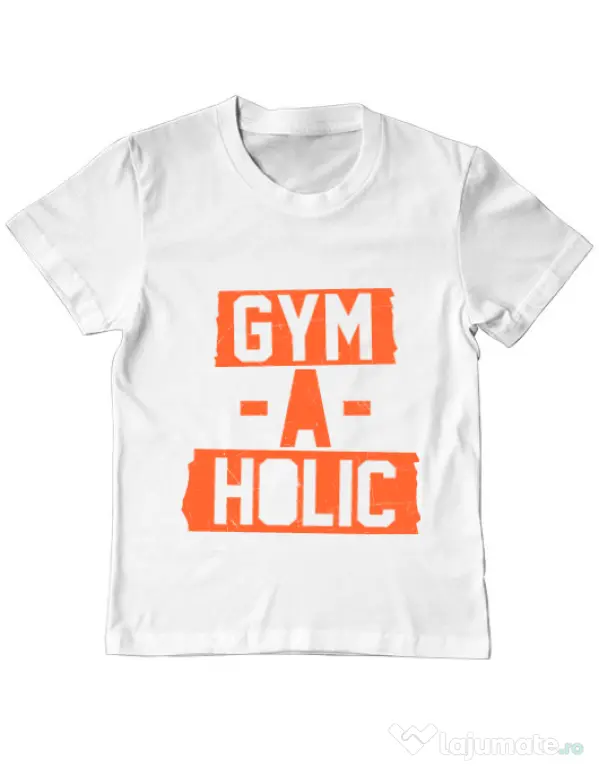 Tricou ADLER copil Gymaholic Alb