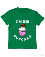 Tricou ADLER copil His cupcake Verde mediu