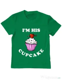 Tricou ADLER copil His cupcake Verde mediu