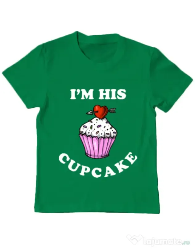 Tricou ADLER copil His cupcake Verde mediu