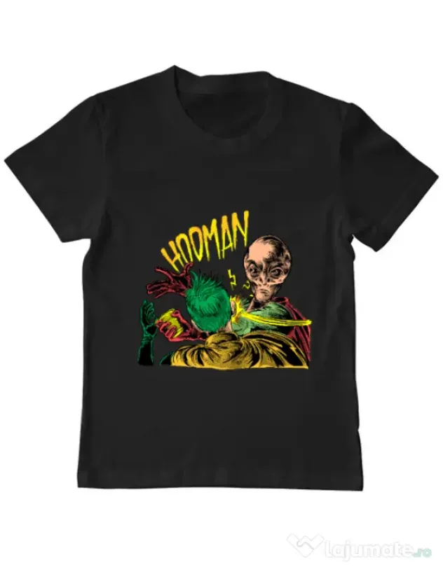 Tricou ADLER copil Hooman Negru