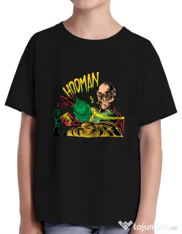 Tricou ADLER copil Hooman Negru