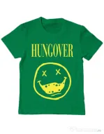 Tricou ADLER copil Hungover Verde mediu