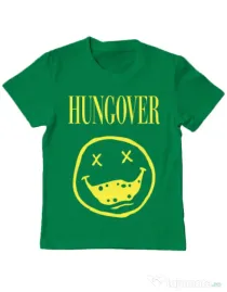 Tricou ADLER copil Hungover Verde mediu