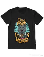 Tricou ADLER copil I am a freak Negru