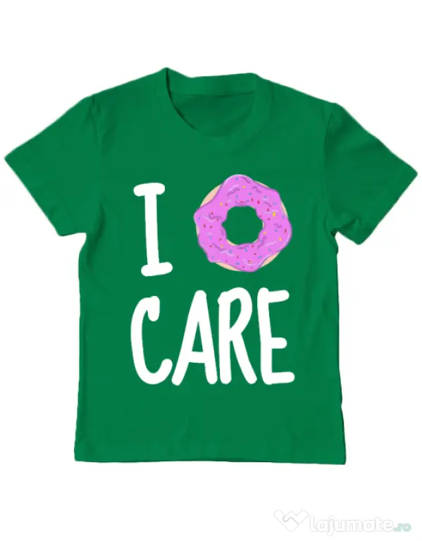 Tricou ADLER copil I donut care Verde mediu