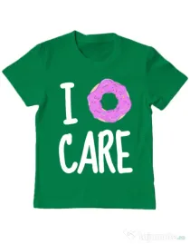 Tricou ADLER copil I donut care Verde mediu
