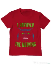Tricou ADLER copil I survived Rosu