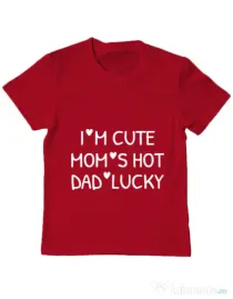 Tricou ADLER copil I’m cute Rosu