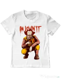 Tricou ADLER copil I'm Lovin IT Alb