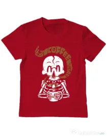 Tricou ADLER copil Its Coffee Time Rosu