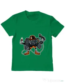 Tricou ADLER copil Lets play Verde mediu