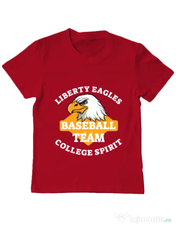 Tricou ADLER copil Liberty eagles Rosu