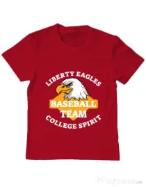 Tricou ADLER copil Liberty eagles Rosu