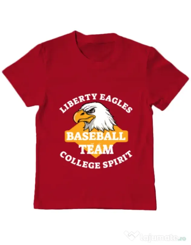 Tricou ADLER copil Liberty eagles Rosu
