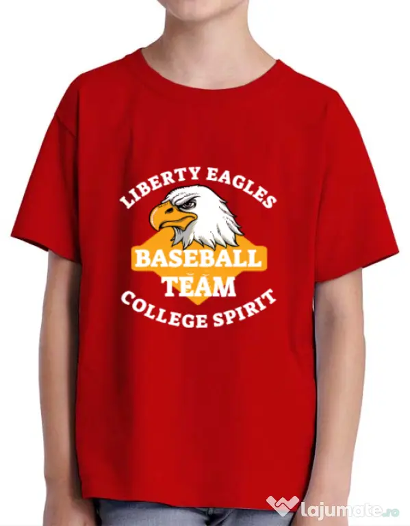 Tricou ADLER copil Liberty eagles Rosu